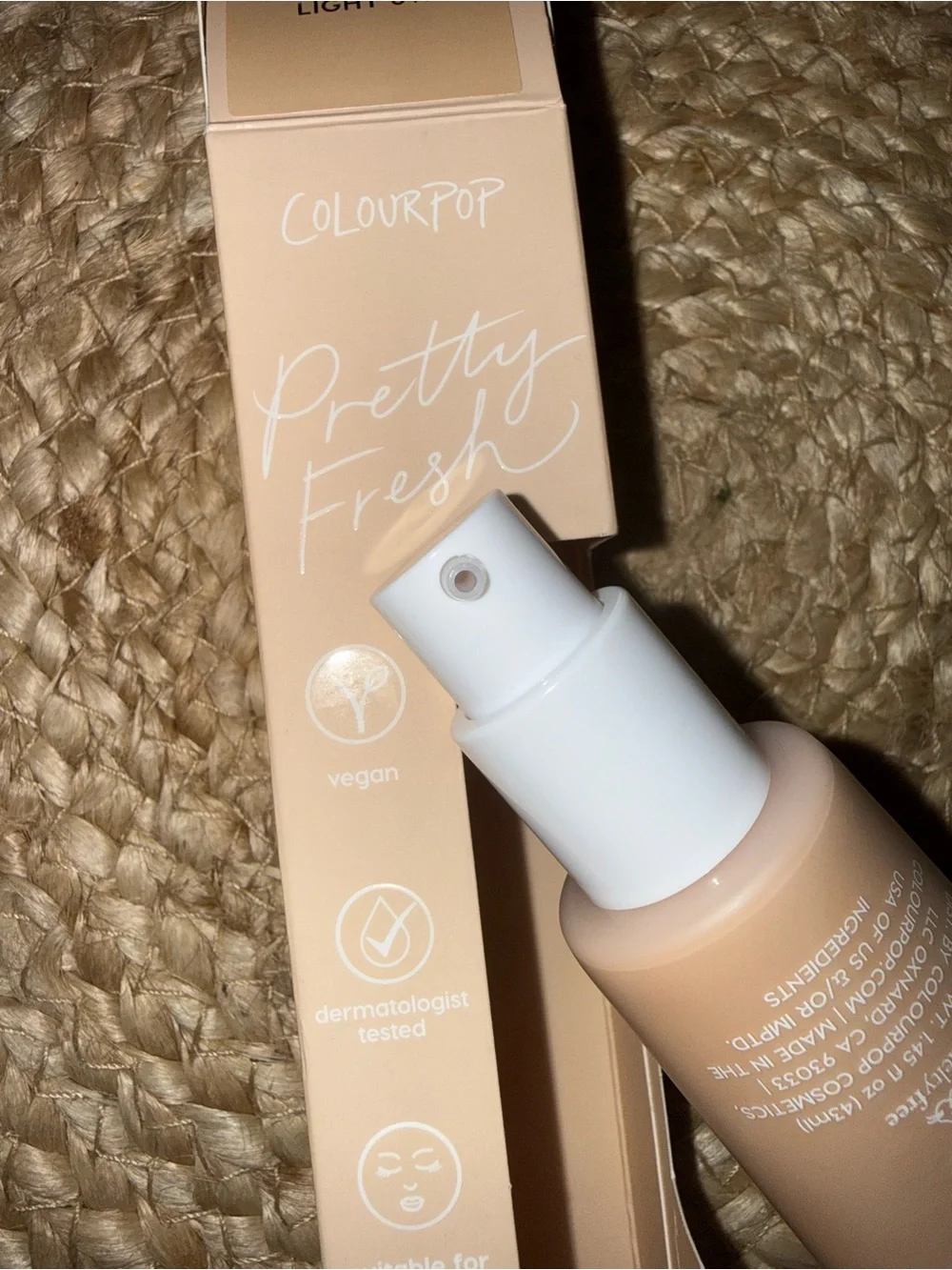 Colourpop Pretty Fresh Tinted Moisturizer in 6W